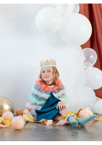 Meri Meri - Neon Tulle Ruffle Capelet - Neon Tüllü Pelerin