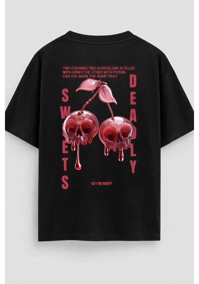Yolo Street Kuru Kafa Kiraz Baskılı Oversize Beyaz Tişört %100 Pamuk Unisex Streetwear Sırt Baskı Siyah Yolo Street Kuru Kafa Kiraz Baskılı Oversize Beyaz Tişört %100 Pamuk Unisex Streetwear Sırt Baskı Siyah