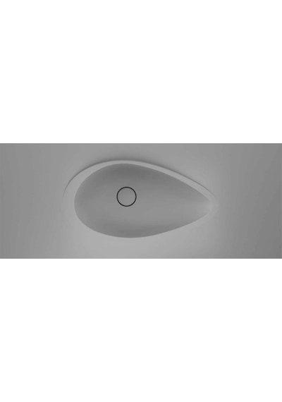 Real Stone Avocado Etajerli 80x50 Gri Granit Banyo Lavabosu Gri