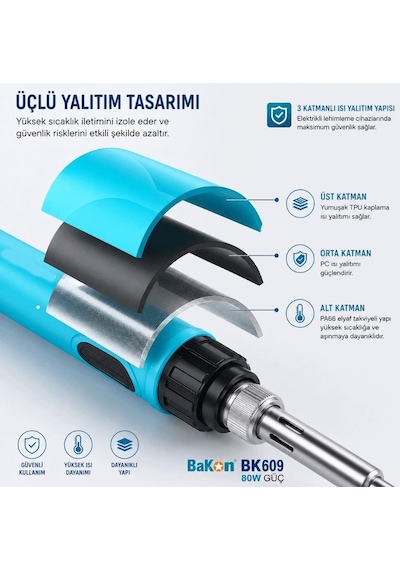Bakon Bk609 80w Kalem Havya