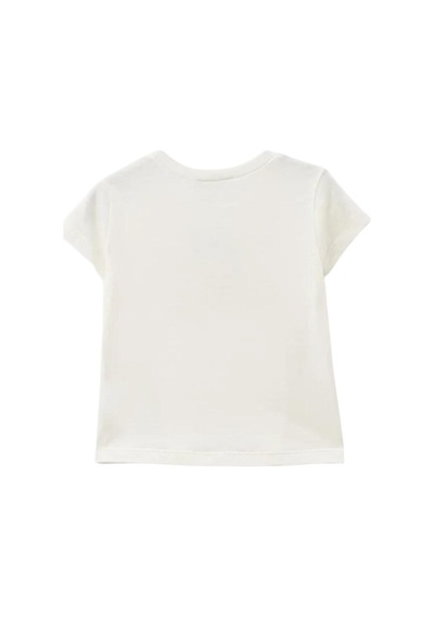 United Colors of Benetton Kız Bebek Tshirt 3ı1xg10dı Ekru