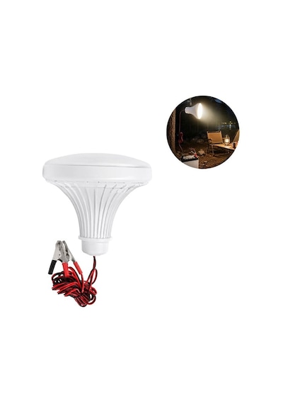 Powermaster Anahtarlı 12 Volt 24 Watt Akü Maşalı 2 Metre Kablolu Led Ampul Diğer