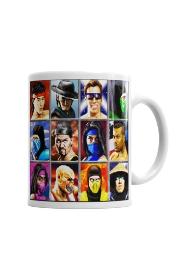 Mortal Kombat Kupa Bardak Porselen No32683 Karışık
