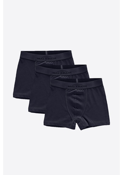 Malabadi Erkek Çocuk Füme 3 Lü Paket Pamuk Elastan Boxer 208