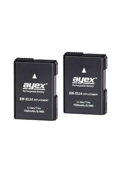 Nikon D3400 için Ayex Ax-D3400 Ir Kumandalı Battery Grip + 2 Adet