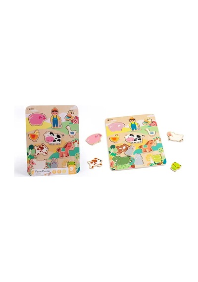 Classic World Ahşap Yapboz - Farm 40070