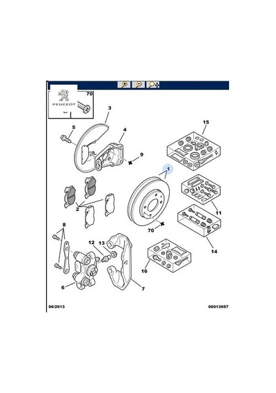 Arka Fren Disk Aynasi 106-206-306 Peugeot Cıtroen, Peugeot 4249.f5
