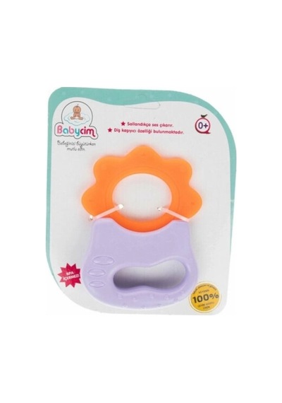 Diş Kaşıyıcı Çıngırak - Bpa İçermez Çok Renkli