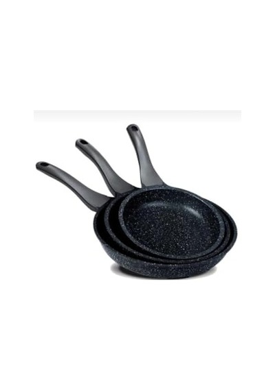 Ayrex 3'lü Döküm Granit Tava Seti Dayanıklı Yanmaz Yapışmaz İç Haznesi 20 Cm 24 Cm 28 Cm Diğer