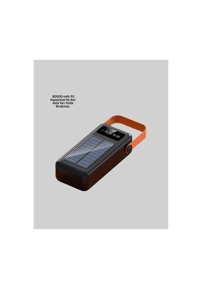 Powerbank Hızlı Şarj Solar Güneş Enerjili Çok Girişli Çr
