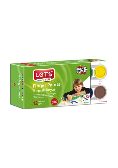 Parmak Boyası 25mg 12 Renk Karışık