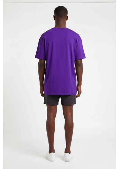 Usa Basketball Lakers 23 Mor Oversize T-shirt 141945 SİYAH