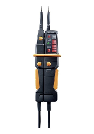 Testo - 750-2 - 0590 7502 - Canlı Kabloları Hızlı Bir Şekilde Tanımlamak İçin Gerilim Test Cihazı