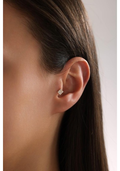Tufanlar Kuyumculuk Altın Geometrik Piercing Altın