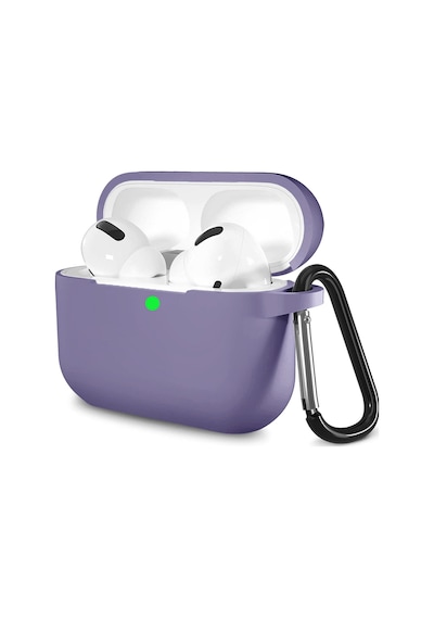 Airpods Pro 2 Uyumlu Premium Lansman Kılıf Kadife İç Astarlı Darbe Emici Silikon Soo-156 Pembe