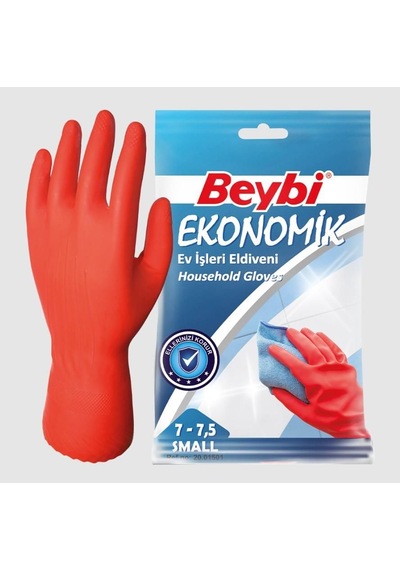 Ekonomik Lastik Eldiven No: 7 - 7,5