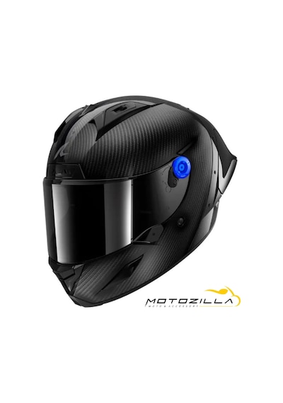 +1 Siyah Vizör + Shark Aeron-GP Full Carbon Fım Racing Kask Siyah
