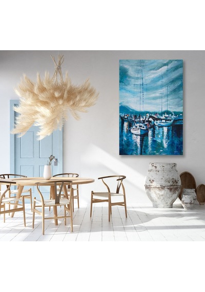 Yağlı Boya Tablo %100 El Yapımı Home In Joy 104Cmx75Cm