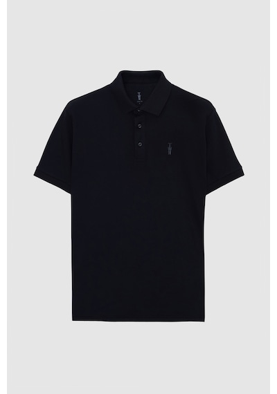Twn Slim Fit Siyah Pike Dokulu T-shirt 4ec146011784m Siyah
