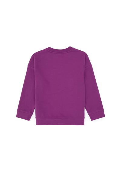 U.S. Polo Assn. Kız Çocuk Menekşe Bisiklet Yaka Sweatshirt 50317960-VR037