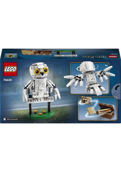 LEGO® Harry Potter™ Hedwig™, Privet Drive 4 Numara’da 76425 7+ Yaratıcı Oyuncak Yapım Seti - 337 Parça