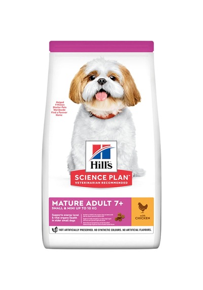 Hill's Scıence Plan +7 Yaşlı Küçük Ve Mini Irk Tavuklu Köpek Maması 1.5 Kg