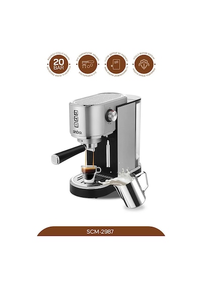 Sinbo Scm-2987 Espresso Kahve Makinesi Gri