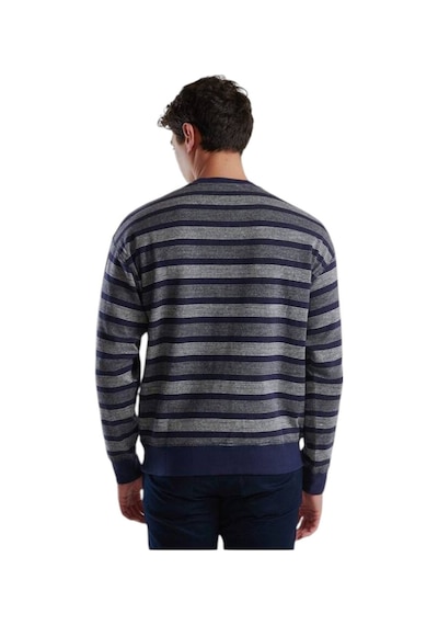 United Colors Of Benetton Erkek Pamuk Karışımlı Göğsü Logo Detaylı Şerit Desenli Sweatshirt Lacivert United Colors Of Benetton Erkek Pamuk Karışımlı Göğsü Logo Detaylı Şerit Desenli Sweatshirt Lacivert
