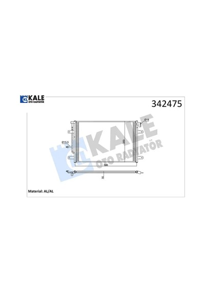 Klima Kondenseri A4 Exeo-exeo St Al-al Kale Radyatör 8e0260403h/ 8e0260403l/ 8e0260403n