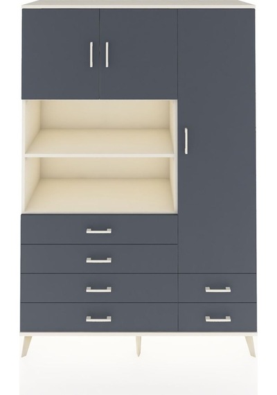Hyperion Dolap 9 Raflı 6 Çekmeceli 3 Kapaklı 132x44x195 Aytaşı-antrasit/antrasit Antrasıt/antrasıt Hyperion Dolap 9 Raflı 6 Çekmeceli 3 Kapaklı 132x44x195 Aytaşı-antrasit/antrasit Antrasıt/antrasıt
