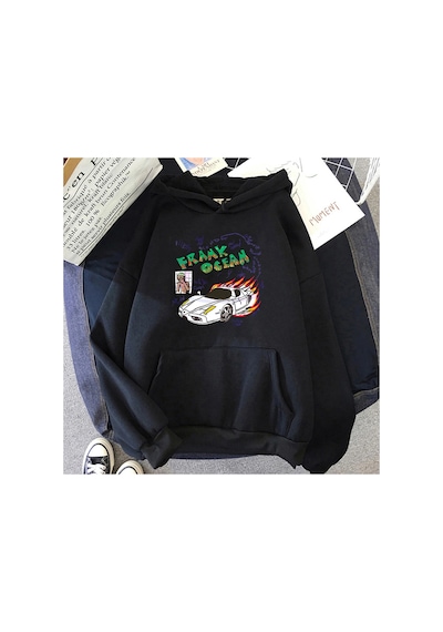 Tarzsokak Siyah Unisex Frank O-ocean Sarışın Hoody Erkekrahat Sonbaharhoodie Moda Sokak Şık