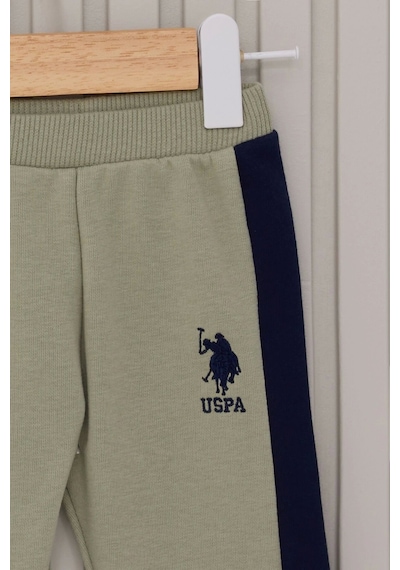 U.S. Polo Assn. Erkek Bebek 2lı Takım - Çay Yeşili Çay Yeşili
