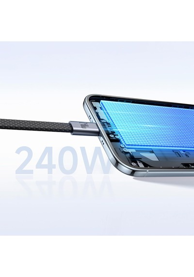 Ca-9900 Usb-c To Usb-c 240w Manyetik Ultra İnce Hızlı Şarj Kablosu 1m Standart