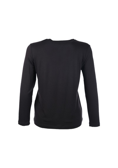 Tolga Saraçoğlu Kadın T-shirt 25kts11105 Siyah