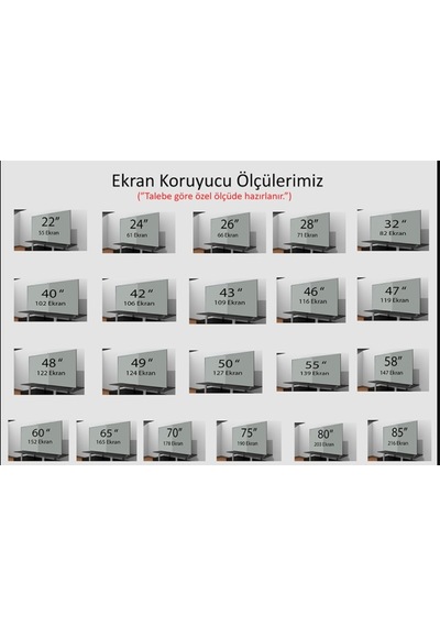 Tv Ekran Koruyucu 49" 124 Ekran Skyline