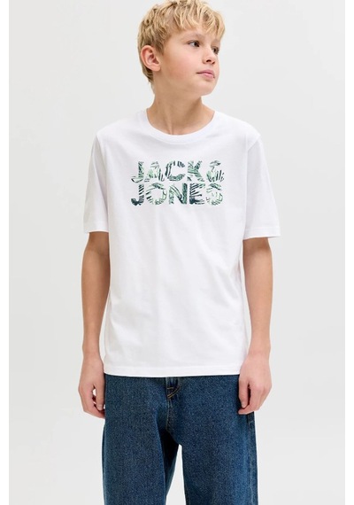 Jack & Jones Jjejeff Çocuk Tişört 12289257 BEYAZ