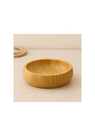 Bambu Ahşap Çerezlik 8.5 Cm Mini Lokumluk