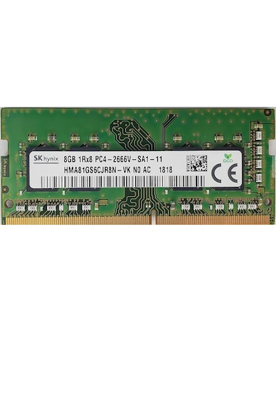 Sk Hynıx 8 Gb 2666 Mhz Sodımm Hma81gs6cjr8n-vk