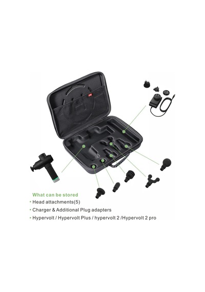 Hyperice Hypervolt 2 Pro / Hypervolt 2 Hyperice Hypervolt 2 Pro Masaj Aleti İçin Su Geçirmez Darbeye Dayanıklı Taşıma Çantası