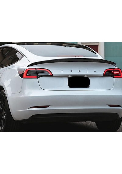 Dk Tuning Tesla Model 3 Y S X Series Bagaj Siyah Metal Uzun Yazı