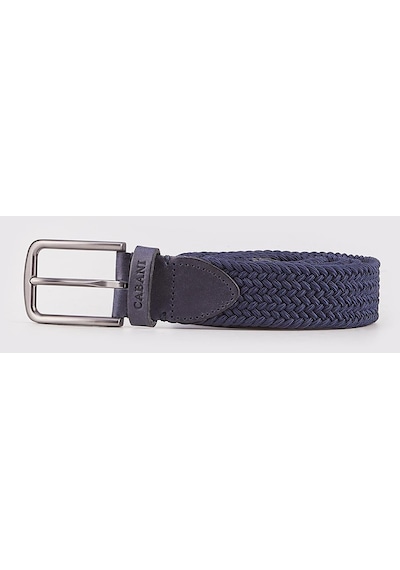 Cabani Triko Lacivert 3,5 Cm Erkek Kemer Lacivert