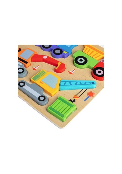 Ahşap Puzzle İş Makinaları