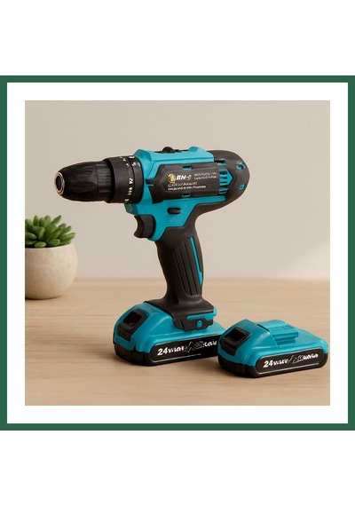 Bezos 24v Şarjlı Matkap Seti 5.0ah 2 Batarya Çantalı 1250 Rpm Bzs01