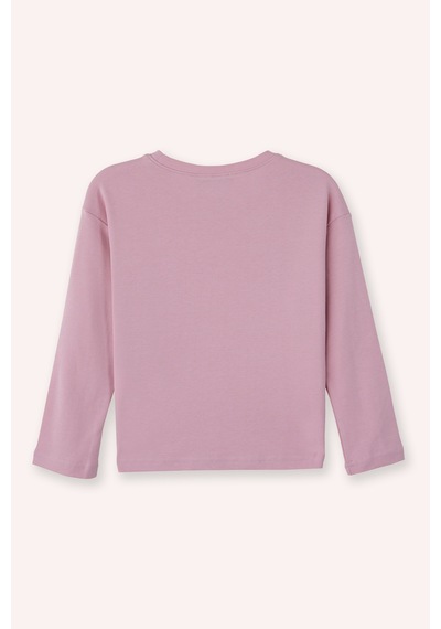 Panço Kız Çocuk Fuşya Pijama Takımı Pembe