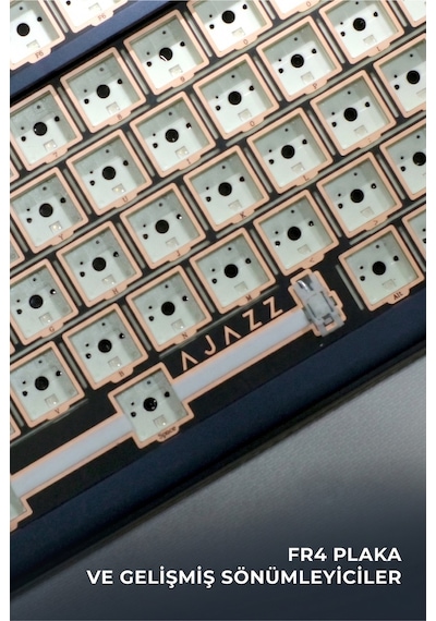 Ac100 Max Mekanik Klavye,alüminyum Gasket Tasarım Tft Ekranlı Hot-swap Rgb- 4000 Mah