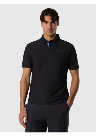 North Sails Kısa Kollu Erkek Polo Yaka T-shirt-33485 Siyah
