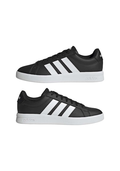 Adidas Grand Court Base Unısex Spor Ayakkabı - Hq0082 Siyah
