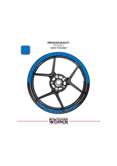 Mondial Drift L Jant Şeridi Yarım Jant Kaplama & Drift L Yazı Sticker Seti 42159686