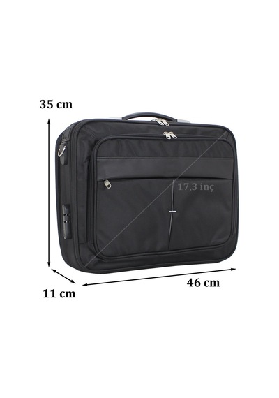 Unisex 17.3" Siyah Çelik Kasalı Laptop Evrak Notebook Bilgisayar
