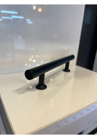 Sur Metal Kulp 128mm Mat Siyah Dolap Kapak Modern Çekmece Tv Ünite Mobilya Komidin Şifonyer